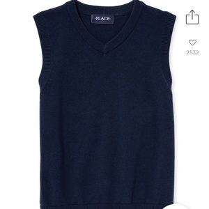 ❤️3 for 25! Navy Knit Sweater Vest, XL